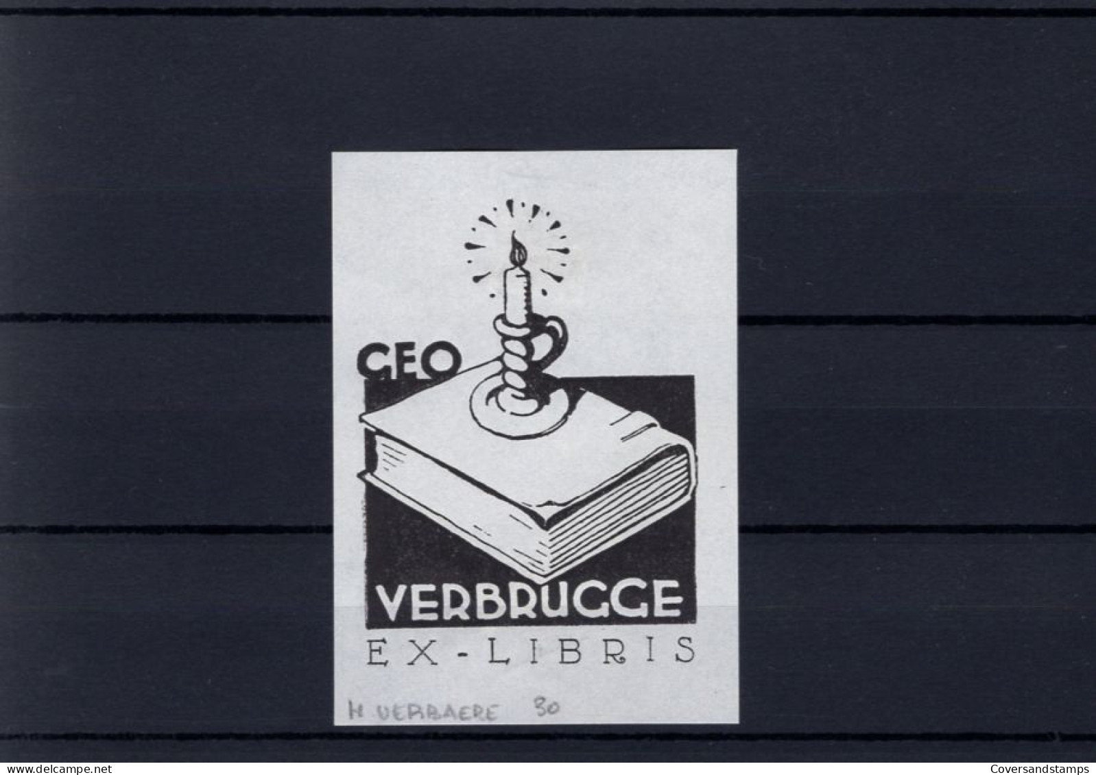 Ex-Libris : H. Verbaere - Geo Verbrugge - Exlibris