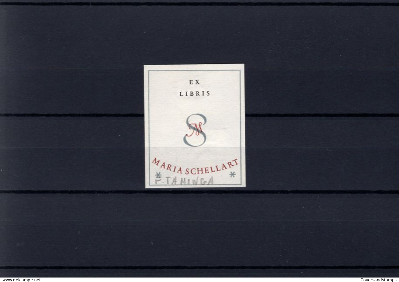 Ex-Libris : F. Taminga - Maria Schellart - Bookplates