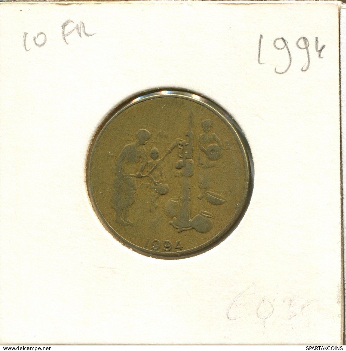 10 FRANCS CFA 1994 Western African States (BCEAO) Coin #AT043.U.A - Andere - Afrika