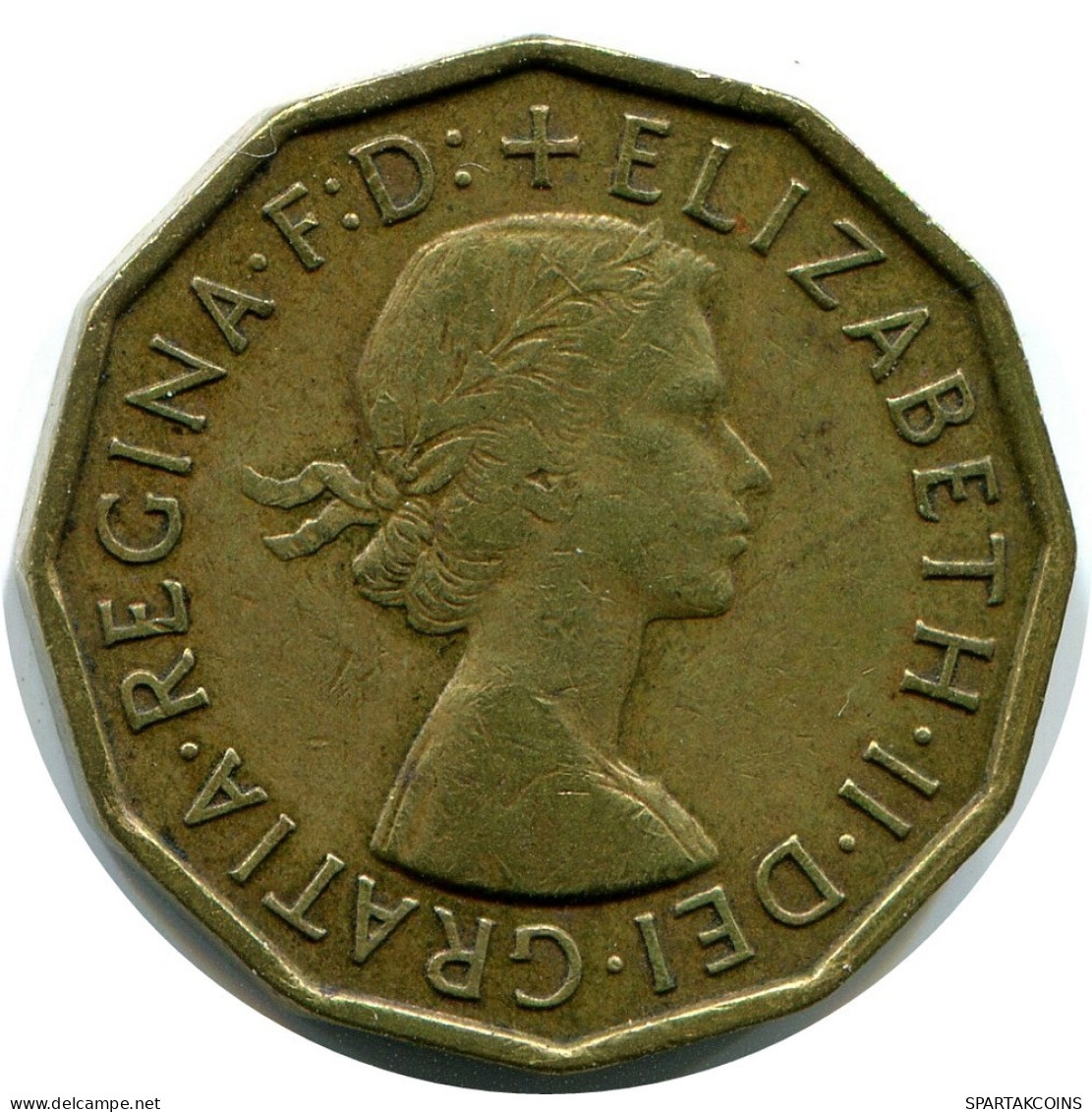 THREEPENCE 1959 UK GROßBRITANNIEN GREAT BRITAIN Münze #BB054.D.A - F. 3 Pence