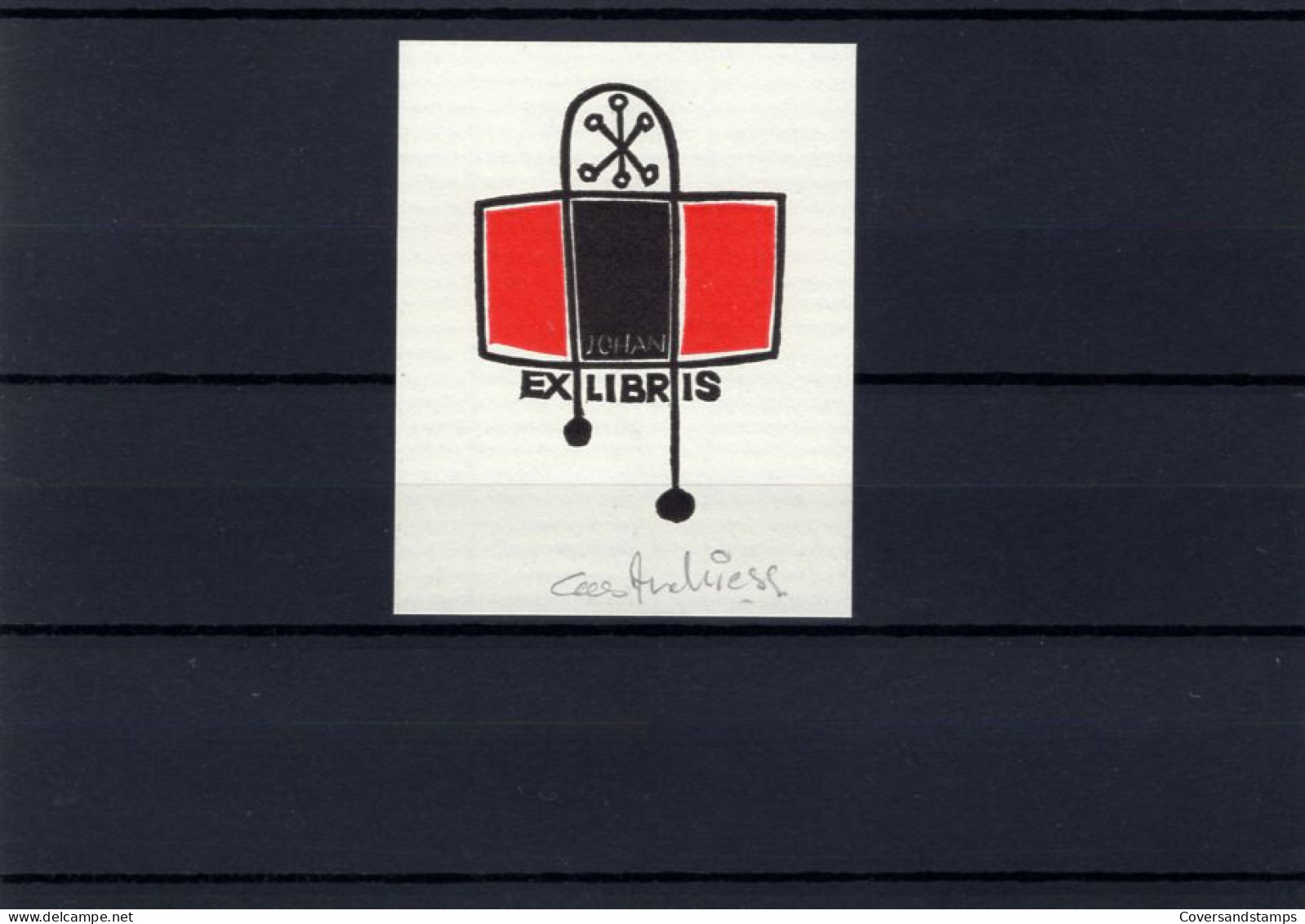 Ex-Libris : Cees Andriessen - Johan - Exlibris