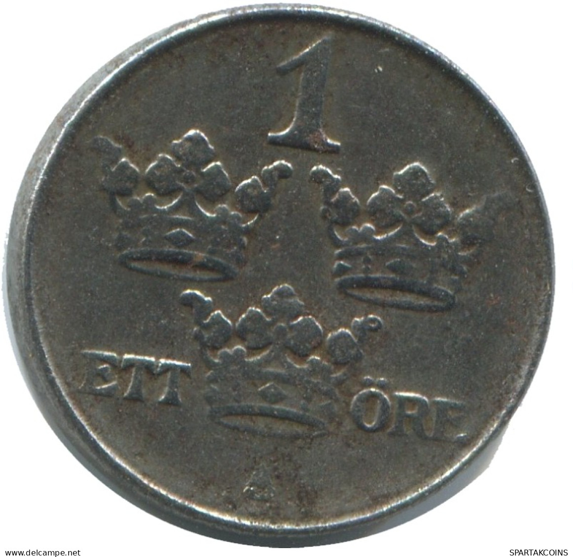 1 ORE 1918 SWEDEN Coin #AC541.2.U.A - Suecia