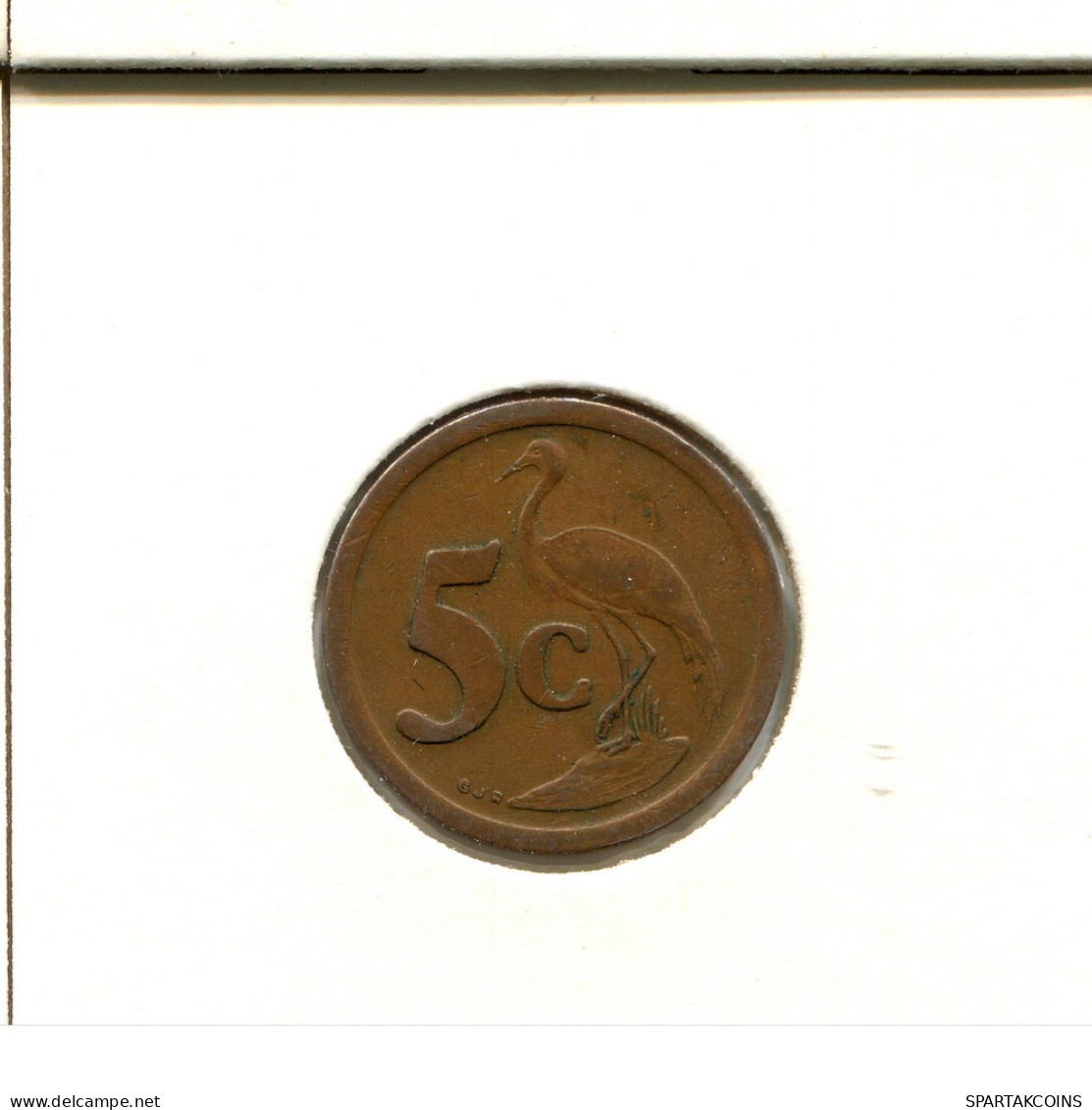 5 CENTS 1990 SOUTH AFRICA Coin #AT130.U.A - Afrique Du Sud