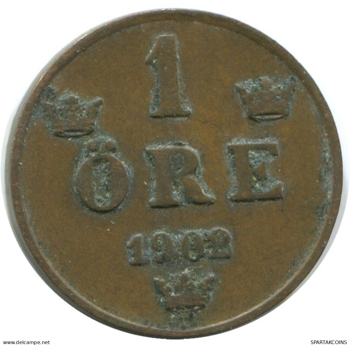 1 ORE 1902 SUECIA SWEDEN Moneda #AD223.2.E.A - Suecia