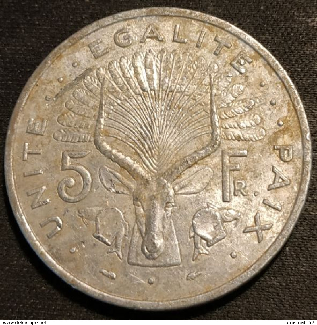 DJIBOUTI - 5 FRANCS 1977 - KM 22 - Gibuti