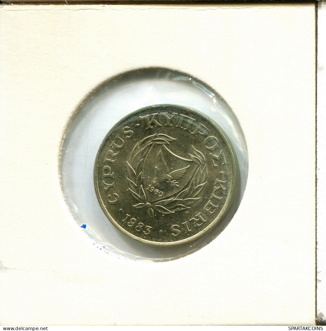 2 CENTS 1983 CYPRUS Coin #AU771.U.A - Chipre