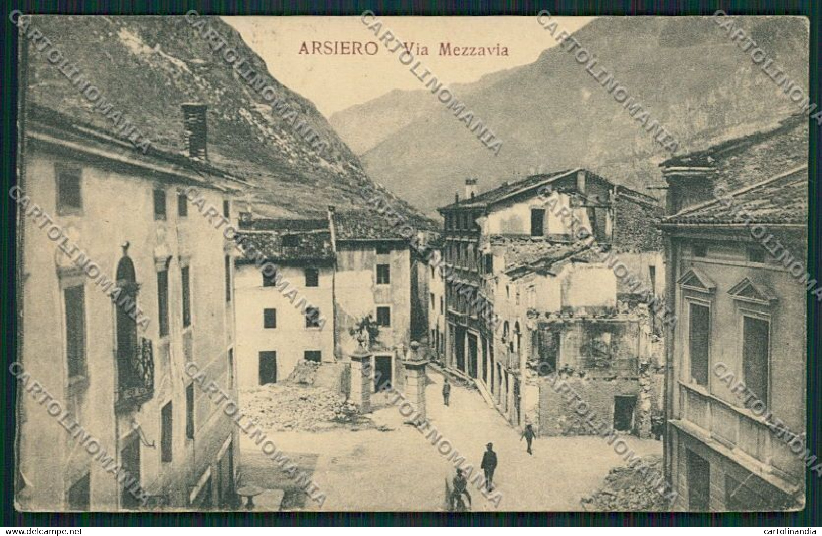 Vicenza Arsiero PIEGATA Cartolina EE5446 - Vicenza