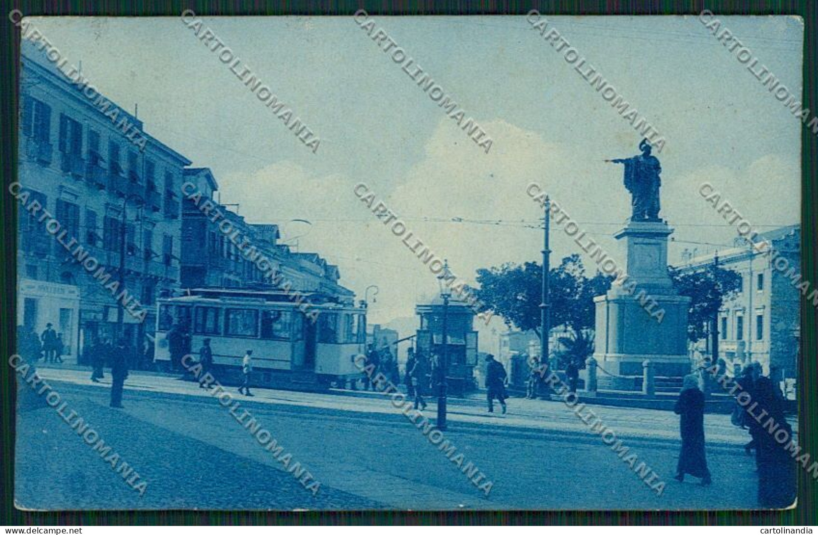 Cagliari Città Tram Cartolina EE5506 - Cagliari