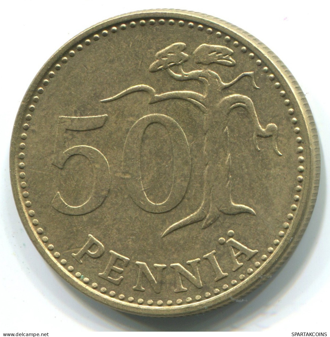 50 PENNIA 1977 FINLAND Coin #WW1108.U.A - Finlandia