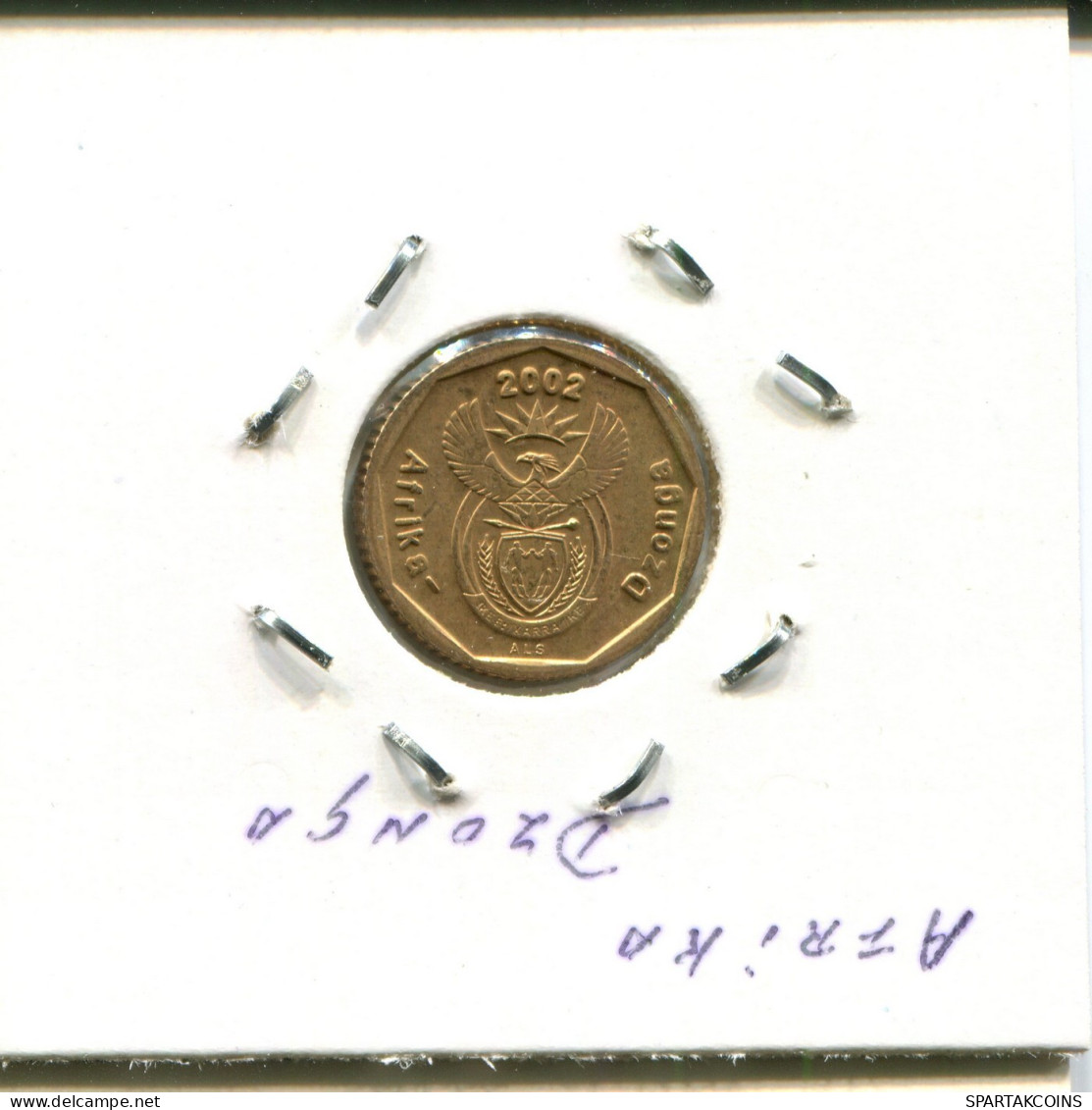 10 CENTS 2002 SUDAFRICA SOUTH AFRICA Moneda #AX227.E.A - Sud Africa