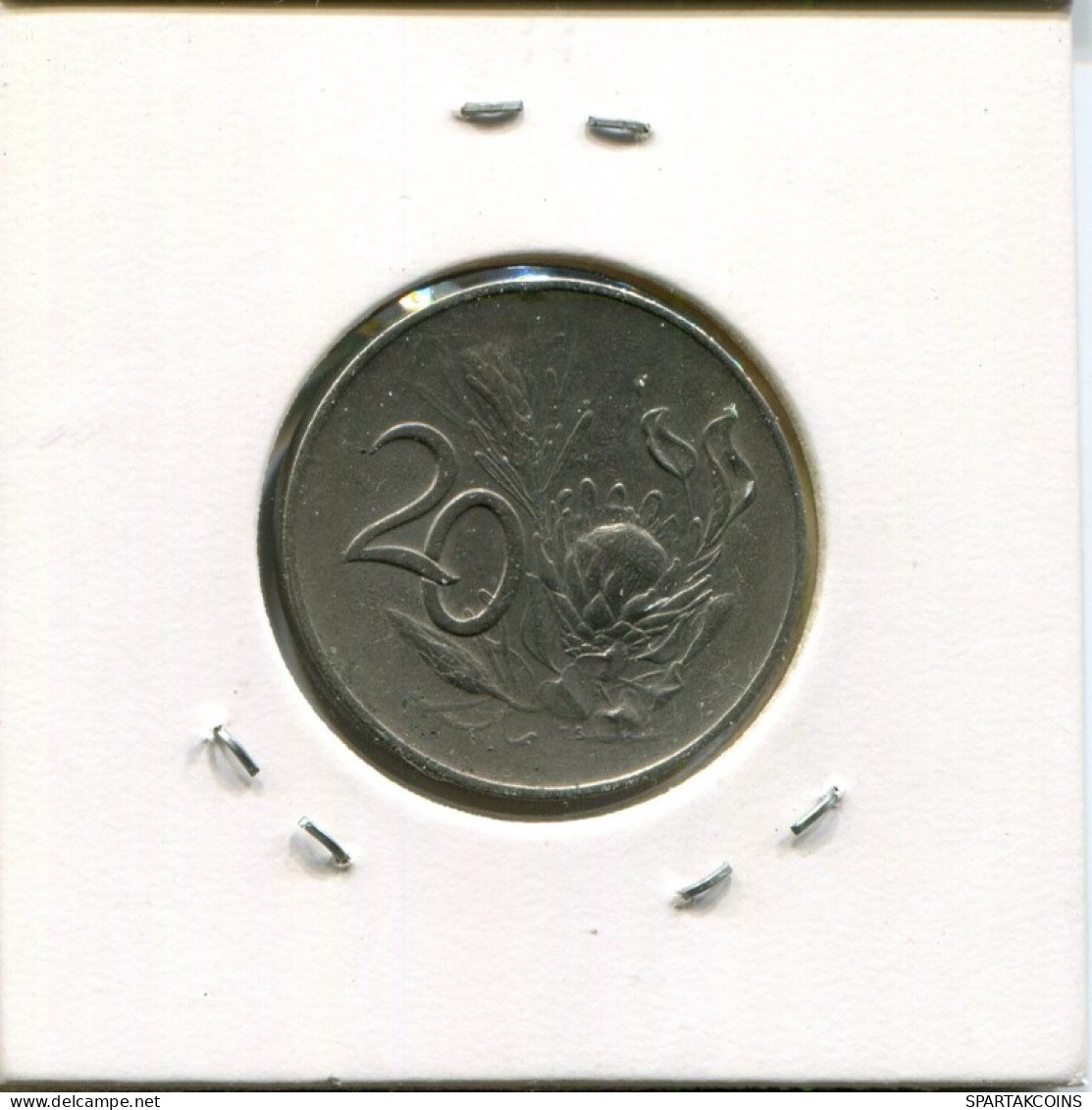 20 CENTS 1965 SOUTH AFRICA Coin #AN721.U.A - South Africa