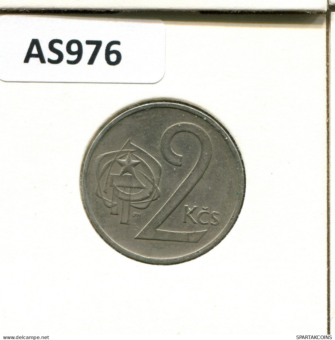 2 KORUN 1980 TSCHECHOSLOWAKEI CZECHOSLOWAKEI SLOVAKIA Münze #AS976.D.A - Tsjechoslowakije