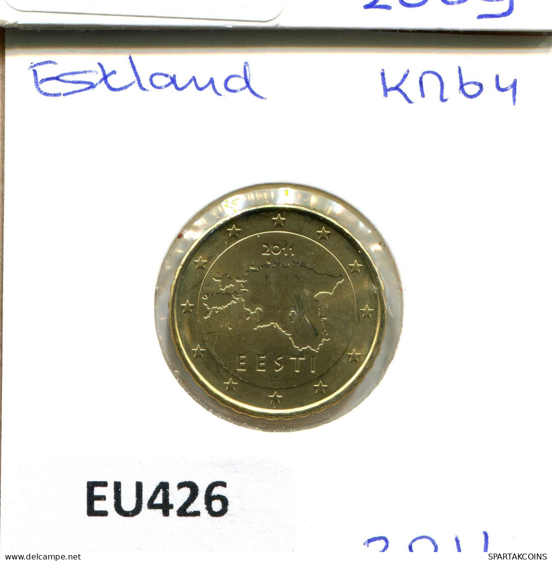 10 EURO CENTS 2011 ESTLAND ESTONIA Münze #EU426.D.A - Estonia