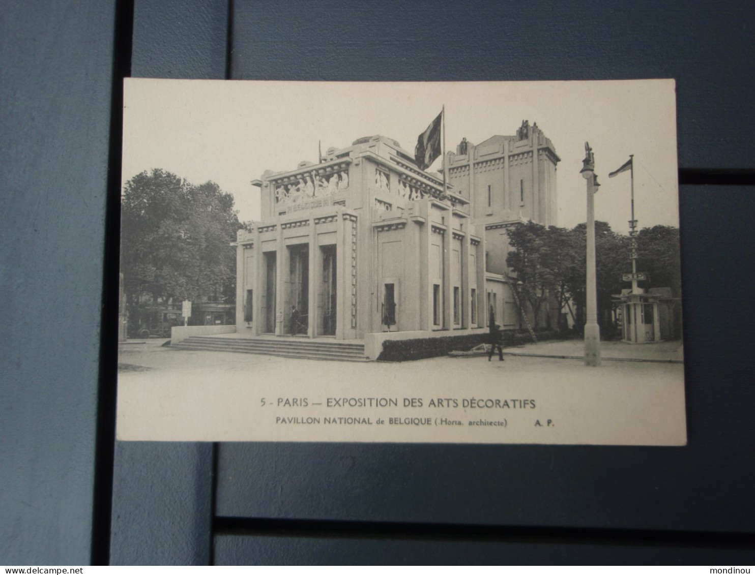 Belle Cpa   Paris - Exposition Des Arts Décoratifs - Pavillon National De Belgique (Horta, Architecte) - Expositions