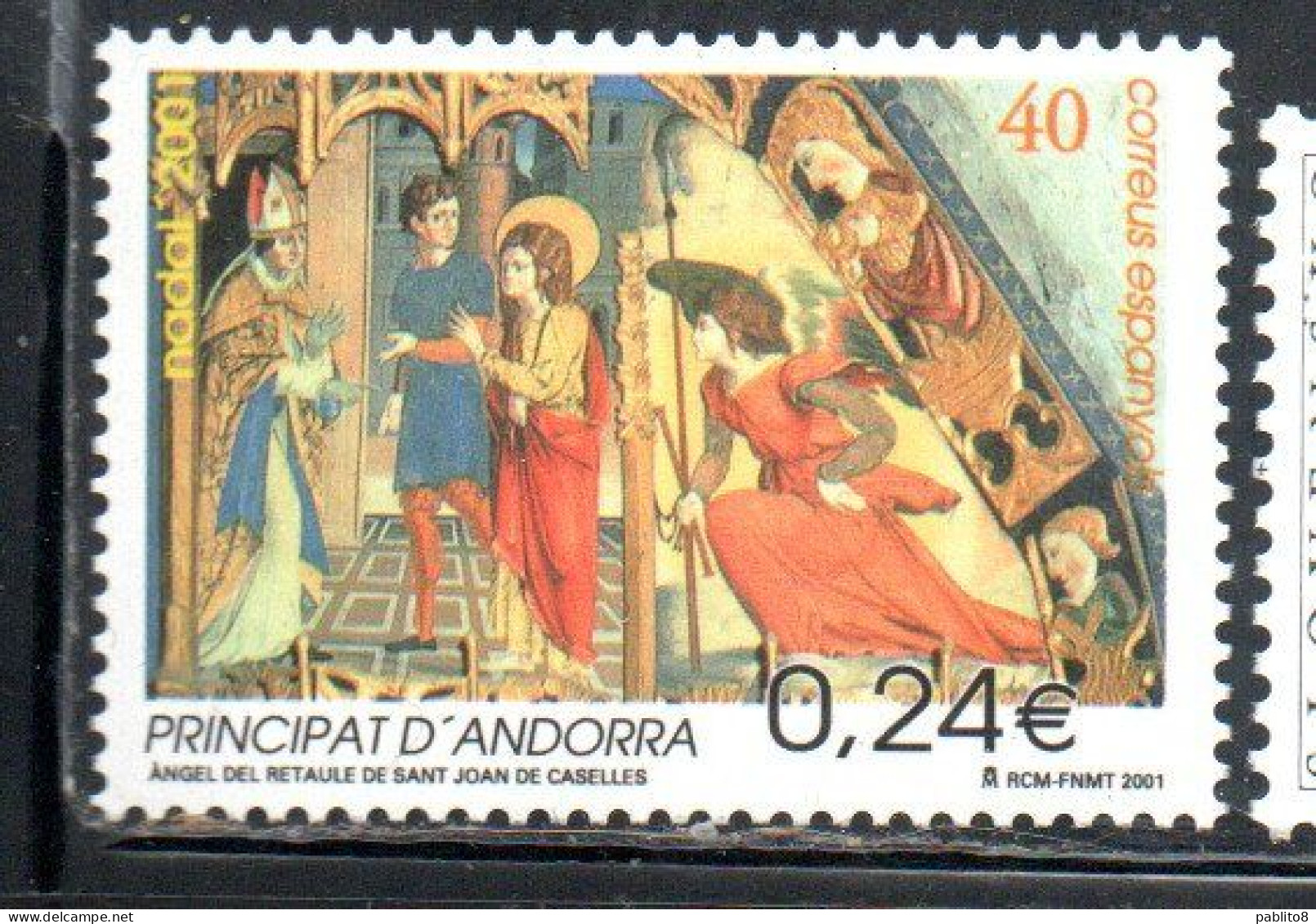 ANDORRE PRINCIPAT ANDORRA 2000 CHRISTMAS NATALE NOEL WEIHNACHTEN NAVIDAD 24c MNH - Nuevos