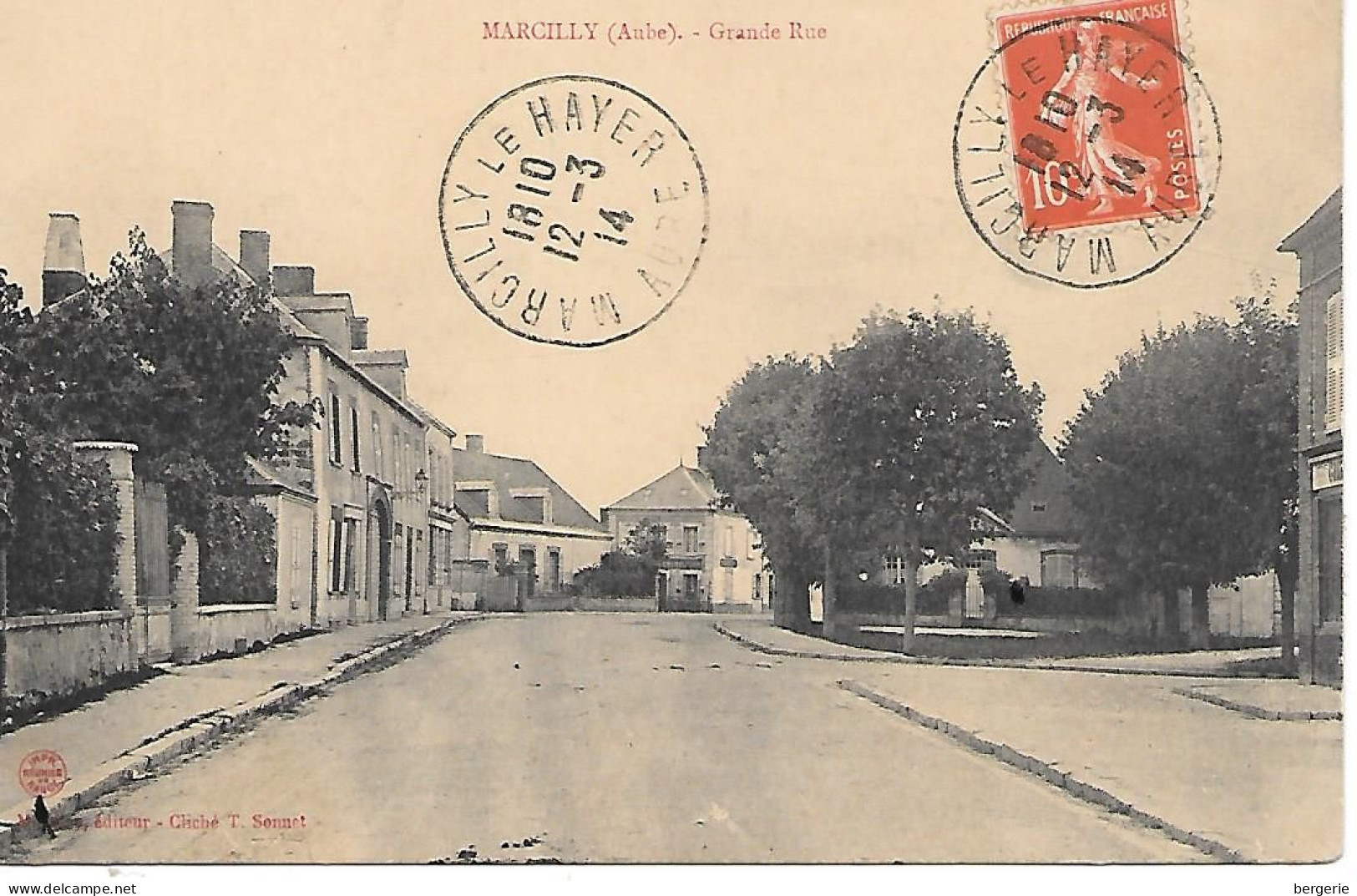 C/258              10    Marcilly    -  Grande Rue - Marcilly