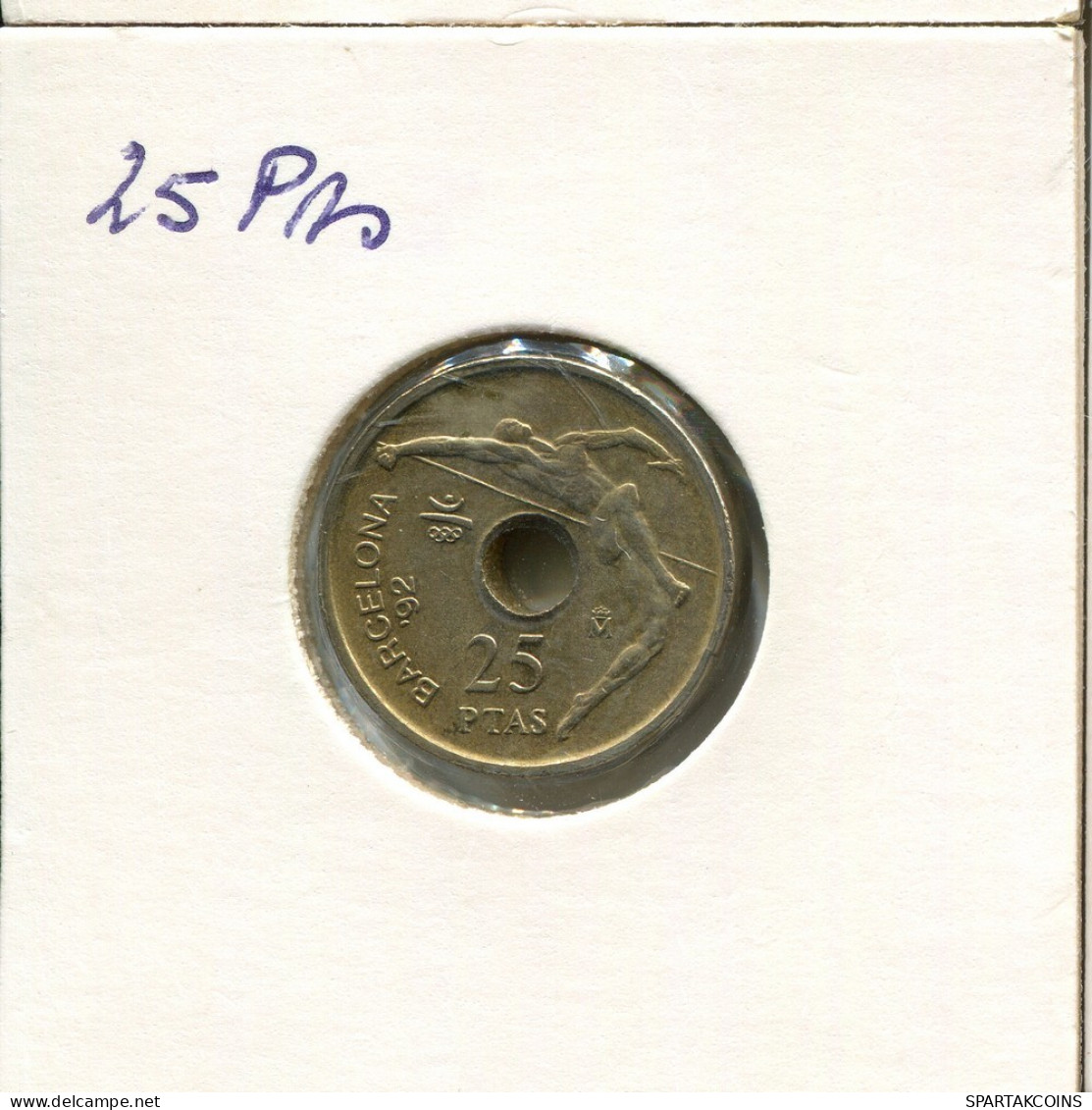 25 PESETAS 1991 SPAIN Coin #AR842.U.A - 25 Pesetas