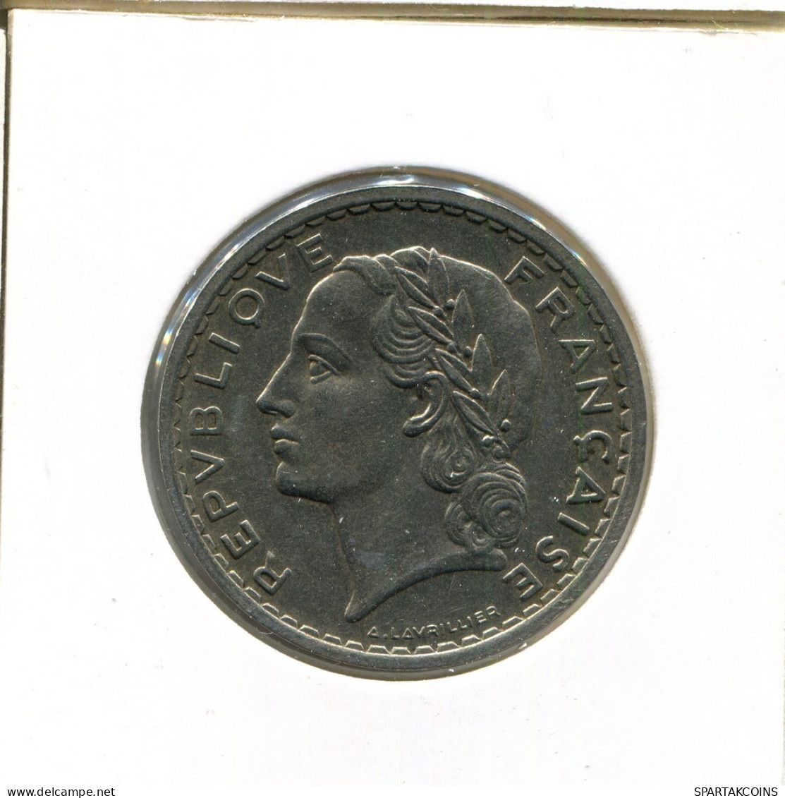 5 FRANCS 1935 FRANCIA FRANCE Moneda #BA805.E.A - 5 Francs