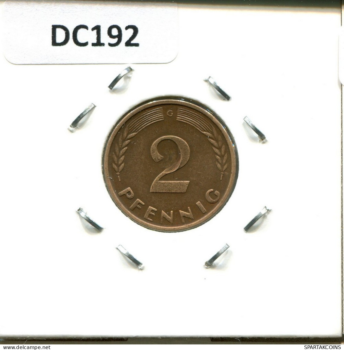 2 PFENNIG 1964 G BRD ALEMANIA Moneda GERMANY #DC192.E.A - 2 Pfennig
