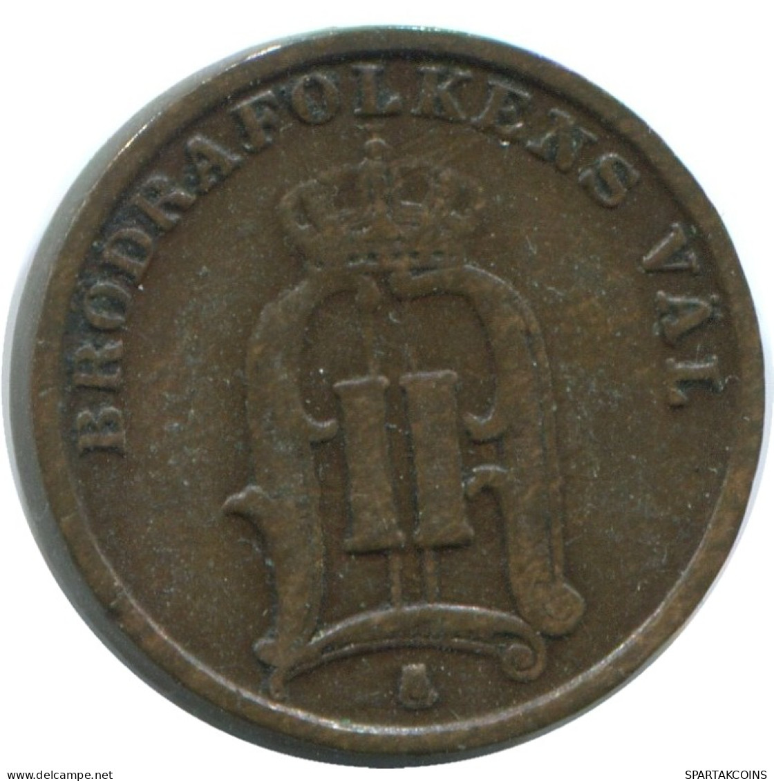 1 ORE 1896 SUECIA SWEDEN Moneda #AD233.2.E.A - Suecia