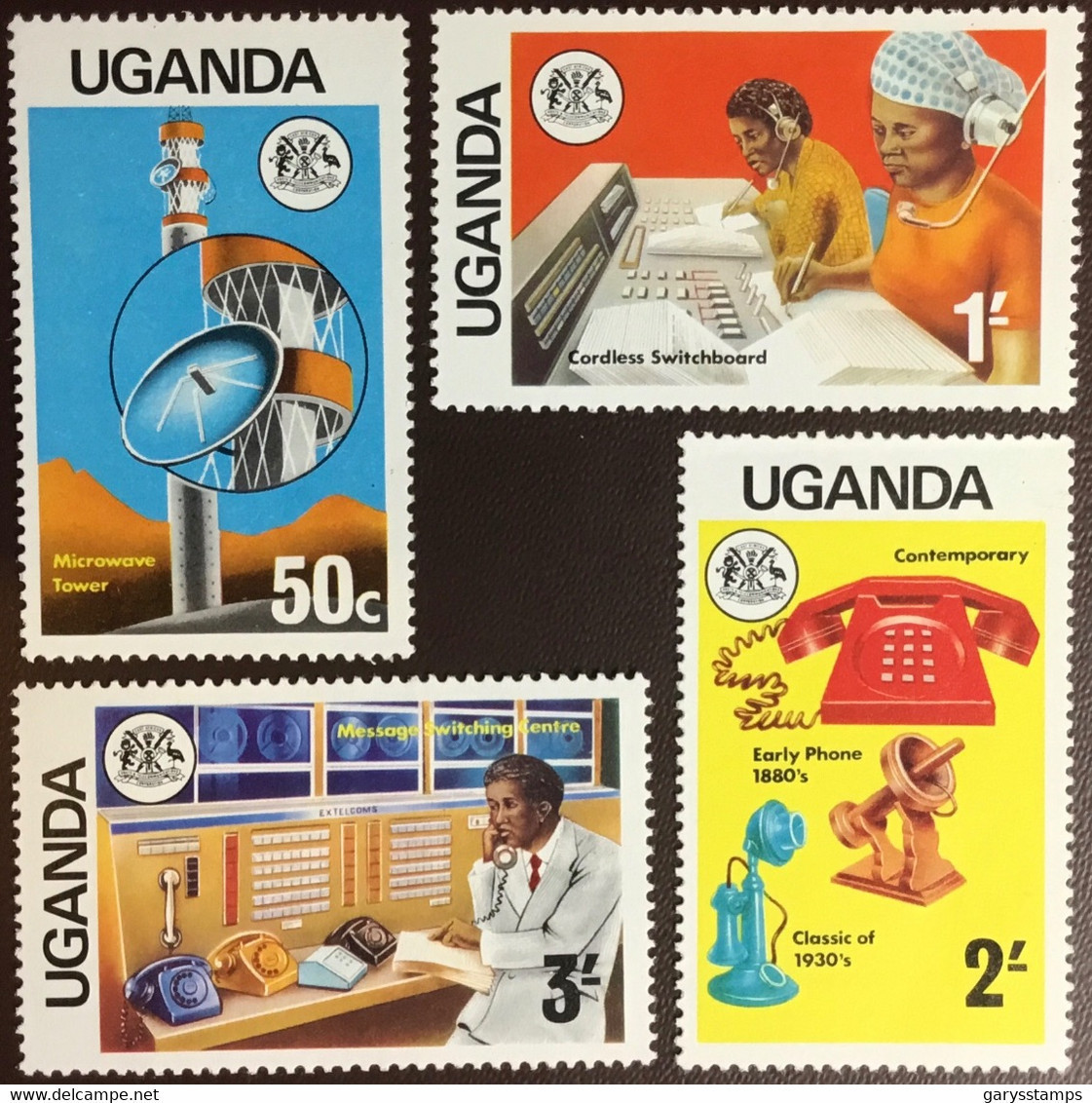 Uganda 1976 Telecommunications MNH - Uganda (1962-...)