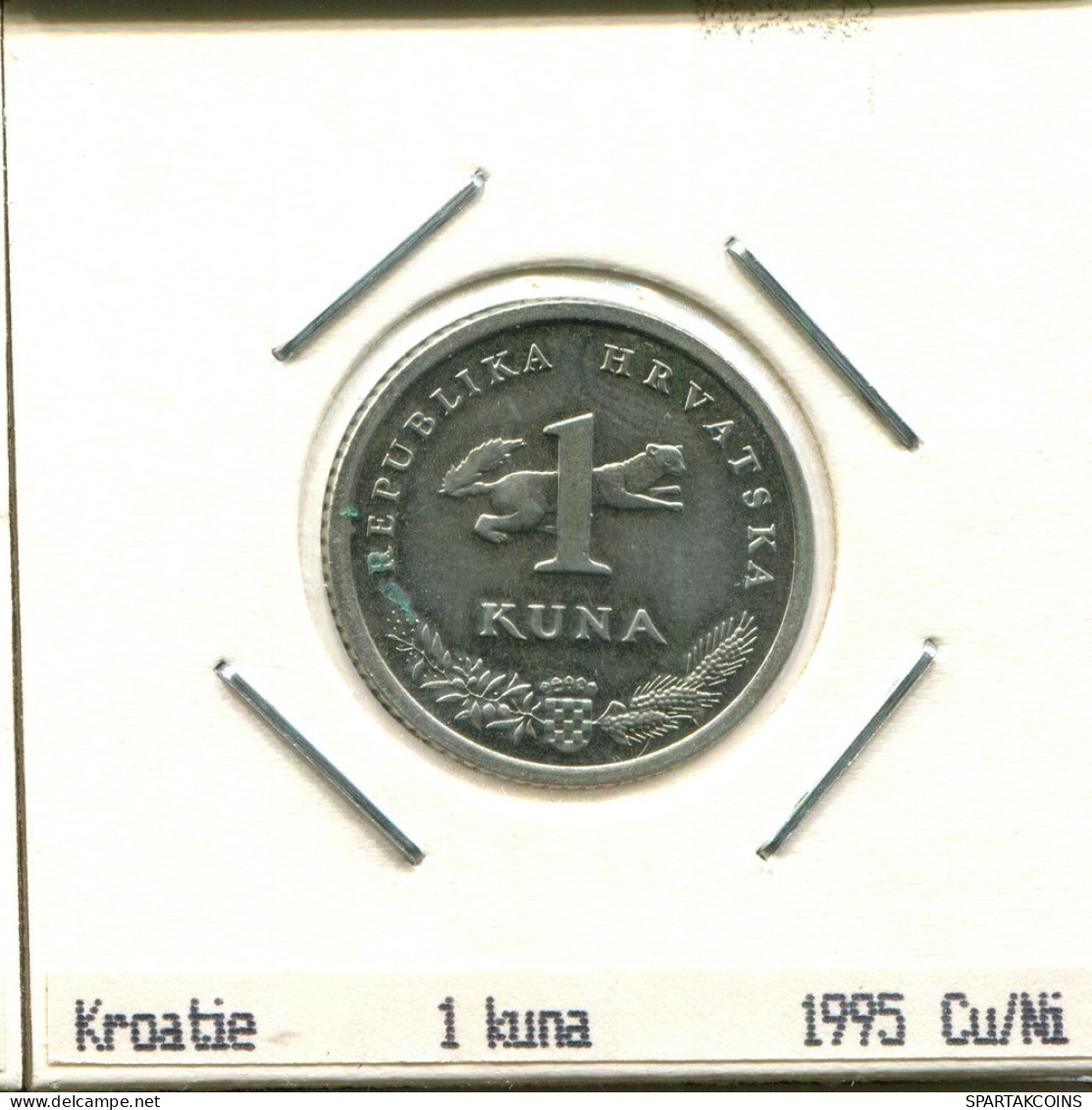 1 KUNA 1995 CROACIA CROATIA Moneda #AS553.E.A - Croacia