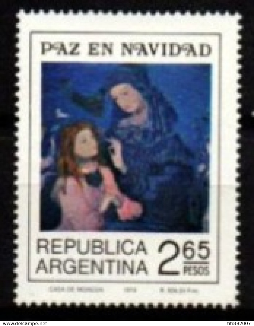 ARGENTINE  -   1974 .  Peinture  /    Paix - Nuovi