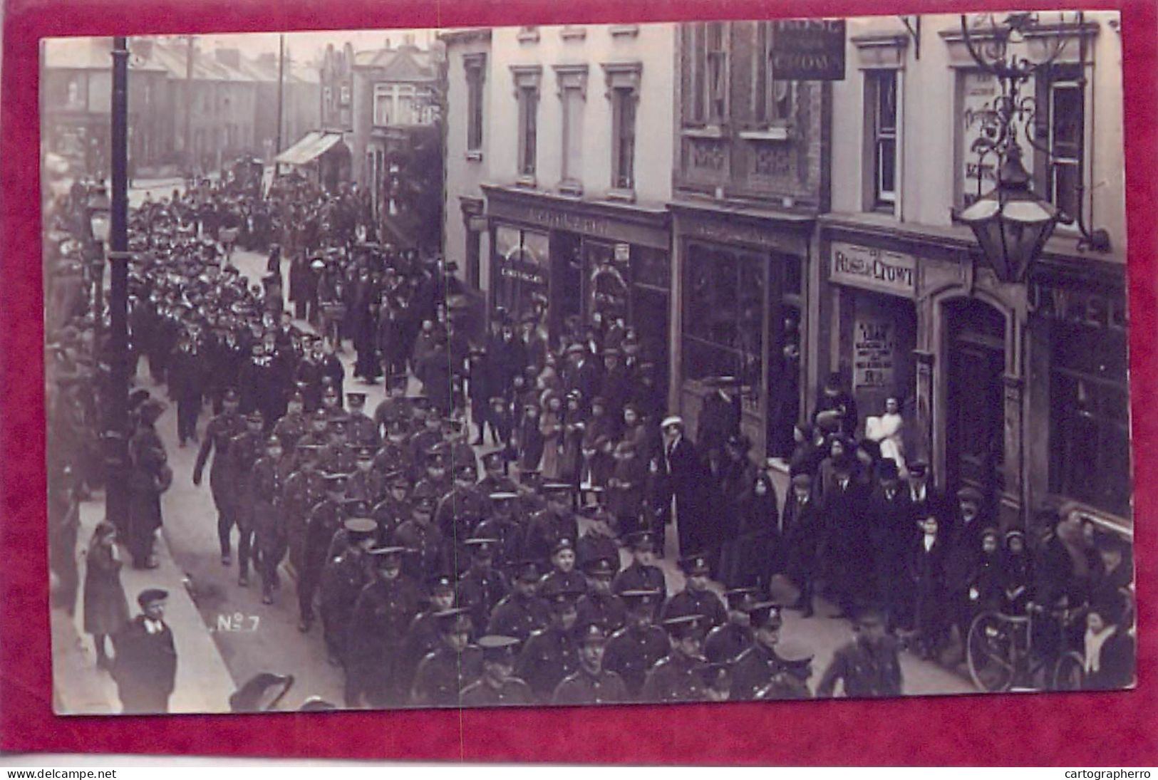 South London Croydon Continental Size 10 X 14 Cm Repro Photo Soldier Formation Parade Ww2 - Europa