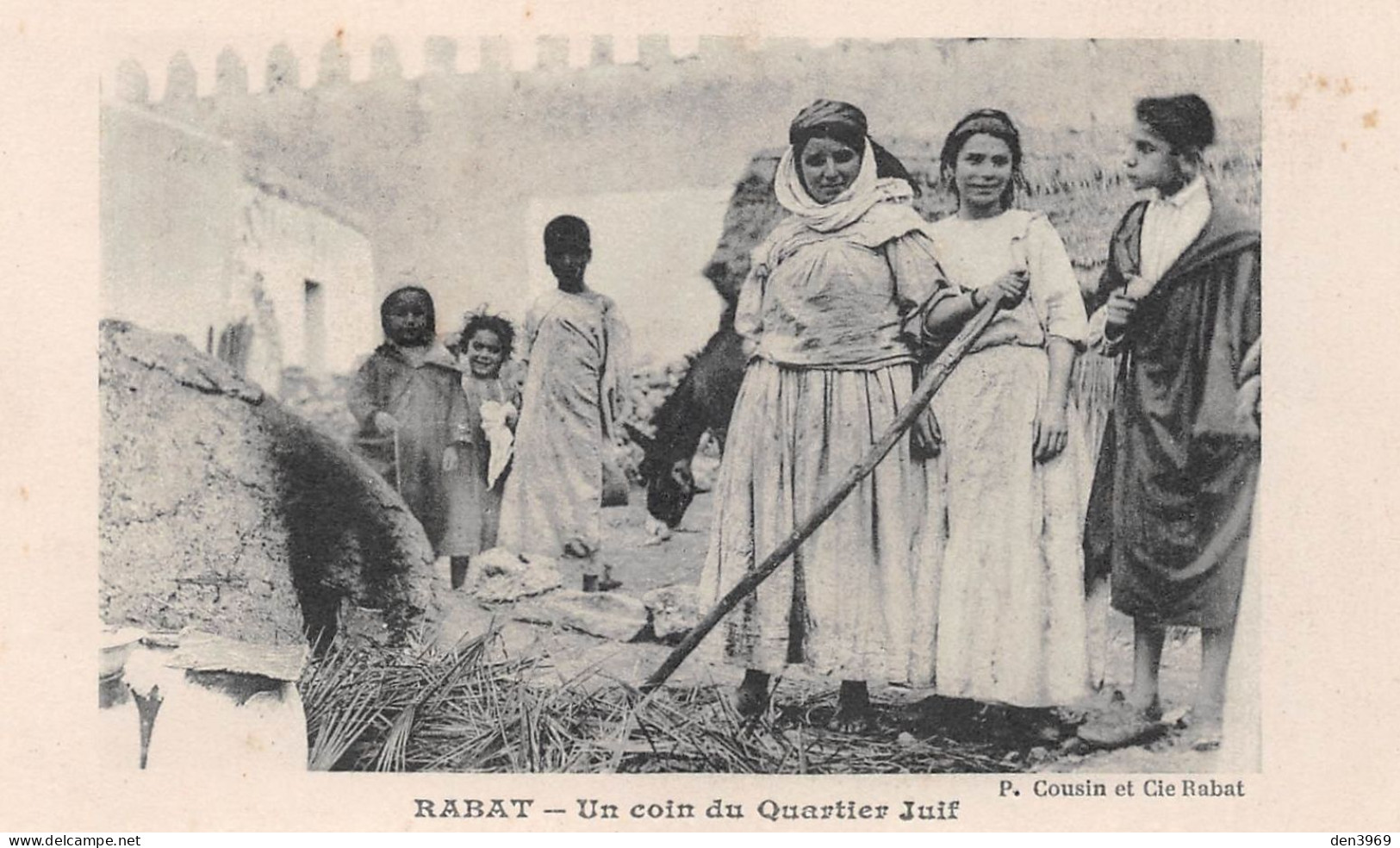 Maroc - RABAT - Un Coin Du Quartier Juif - Judaïca, Jewish - Ecrit (2 Scans) - Rabat