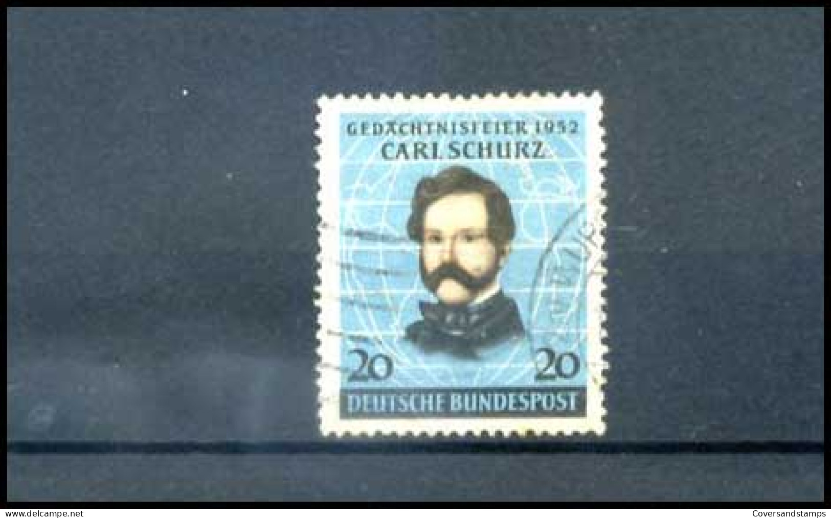 Bundespost - Mi 155    -  O   Gebraucht                             - Used Stamps