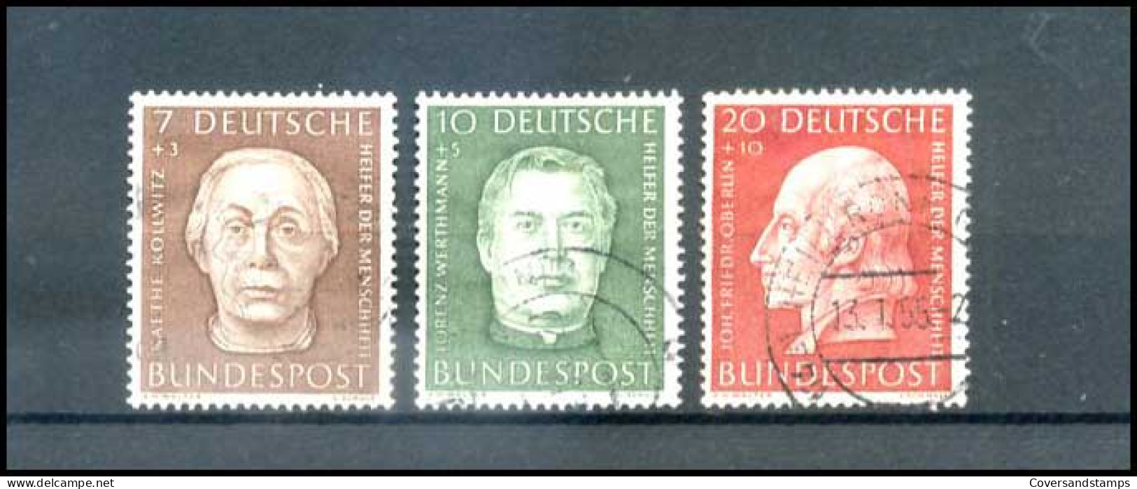 Bundespost - Mi 200 + 201 + 202    -  O   Gebraucht                             - Used Stamps