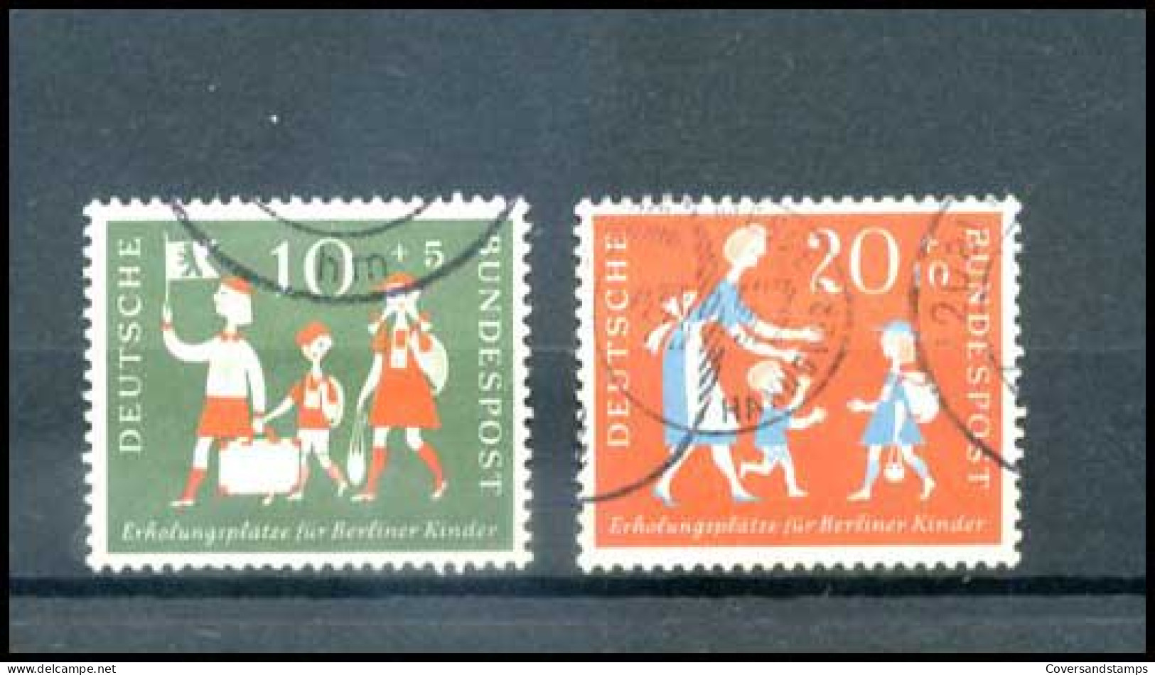 Bundespost - Mi 250/51   -  O   Gebraucht                             - Used Stamps