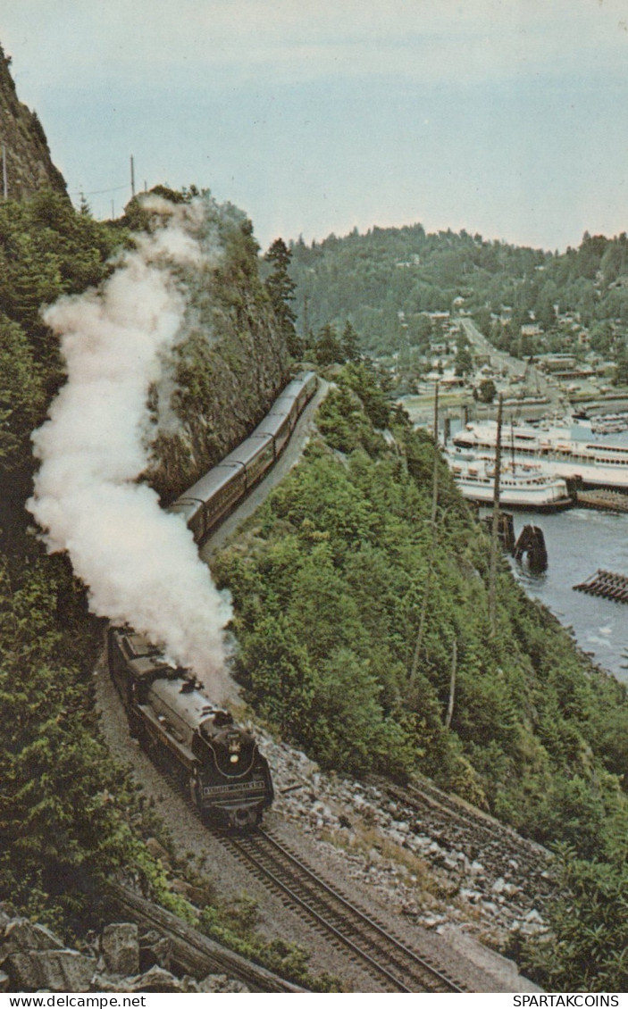 ZUG Schienenverkehr Eisenbahnen Vintage Ansichtskarte Postkarte CPSMF #PAA395.A - Eisenbahnen