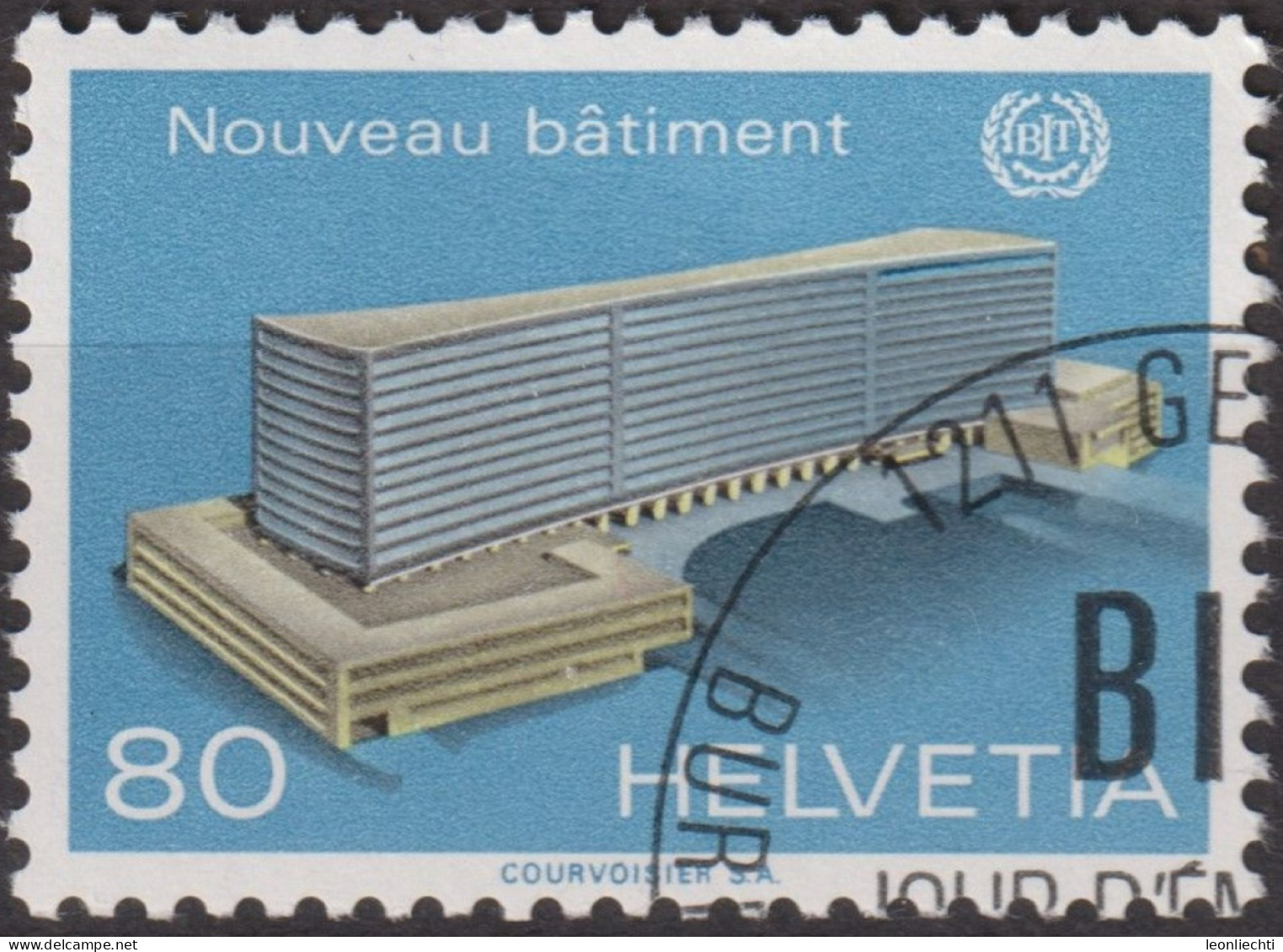 1974 CH / Dienstmarke ° BIT, Mi:CH-BIT 104,Yt:CH S442, Zum:CH-BIT 105, Neues BIT Gebäude In Genf - Oficial