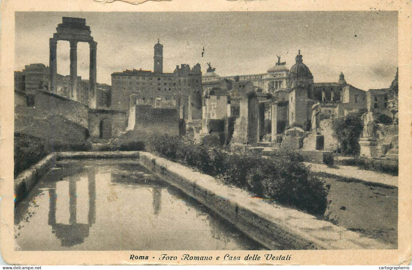 Italy Foro Romano E Casa Delle Vestali - Autres Monuments, édifices