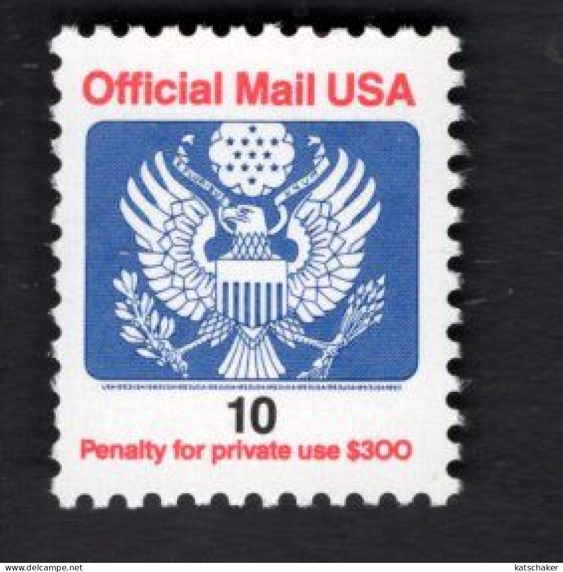 2008992329 1993  SCOTT O146a (XX) POSTFRIS MINT NEVER HINGED  EAGLE AND SHIELD OFFICIAL MAIL - Servizio