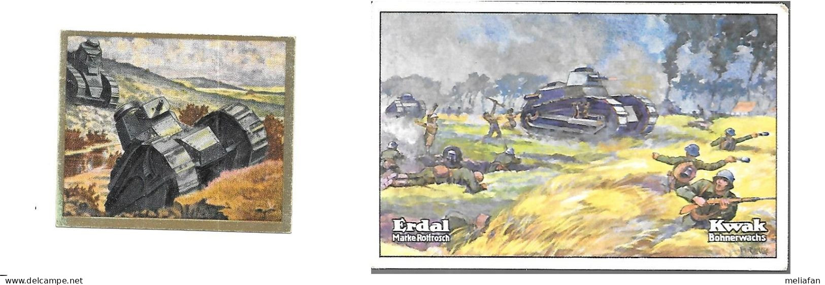 AL38 - IMAGES CIGARETTES ECKSTEIN HALPHAUS + ERDAL KWAK - CHAR RENAULT FT - Other & Unclassified