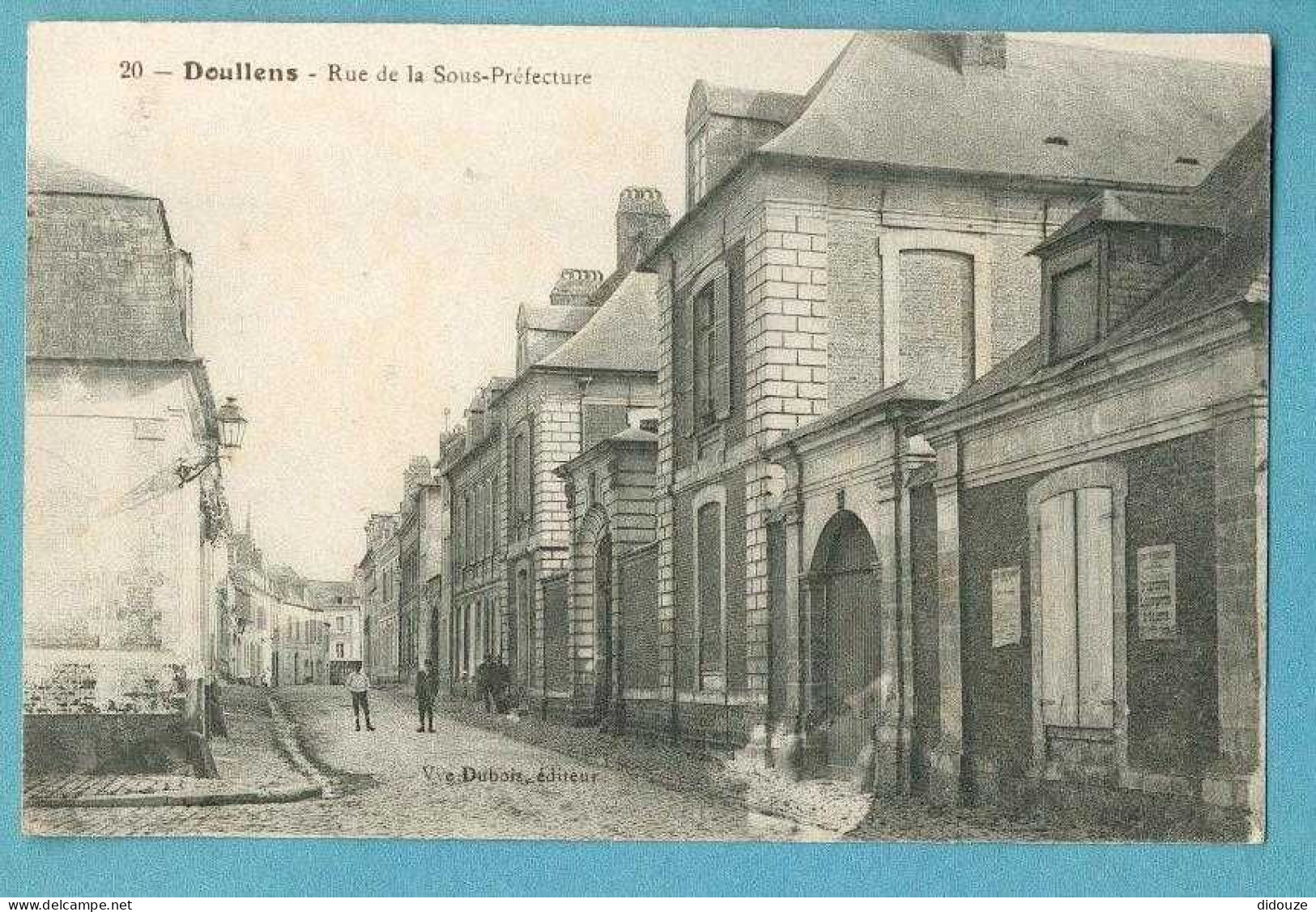 80 - Doullens - Rue De La Sous Préfecture - Animé - Carte Vierge - Doullens