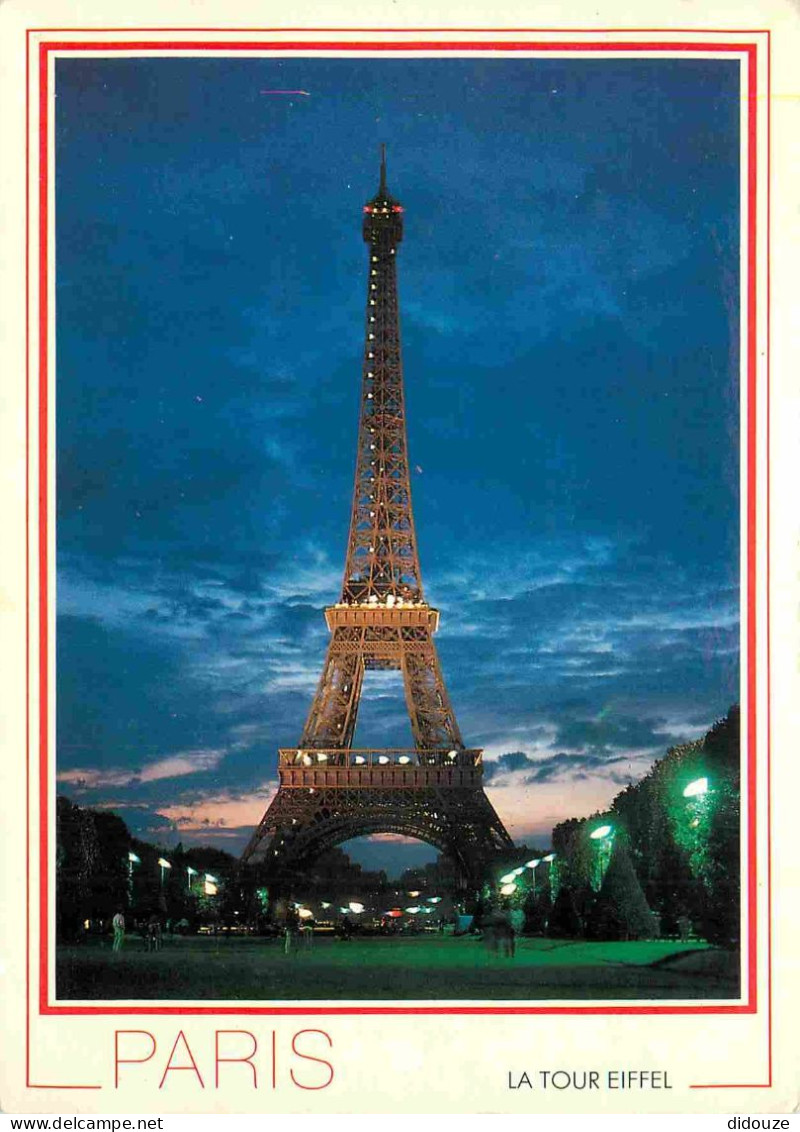 75 - Paris - Tour Eiffel - Vue De Nuit - CPM - Voir Scans Recto-Verso - Tour Eiffel