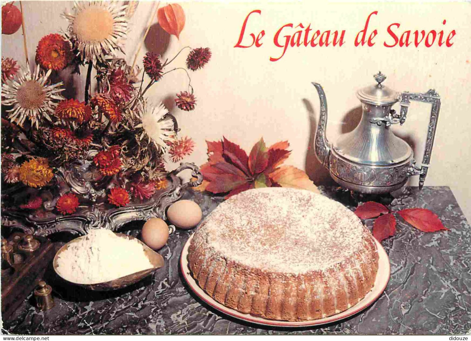 Recettes De Cuisine - Gateau De Savoie - Gastronomie - CPM - Voir Scans Recto-Verso - Recepten (kook)