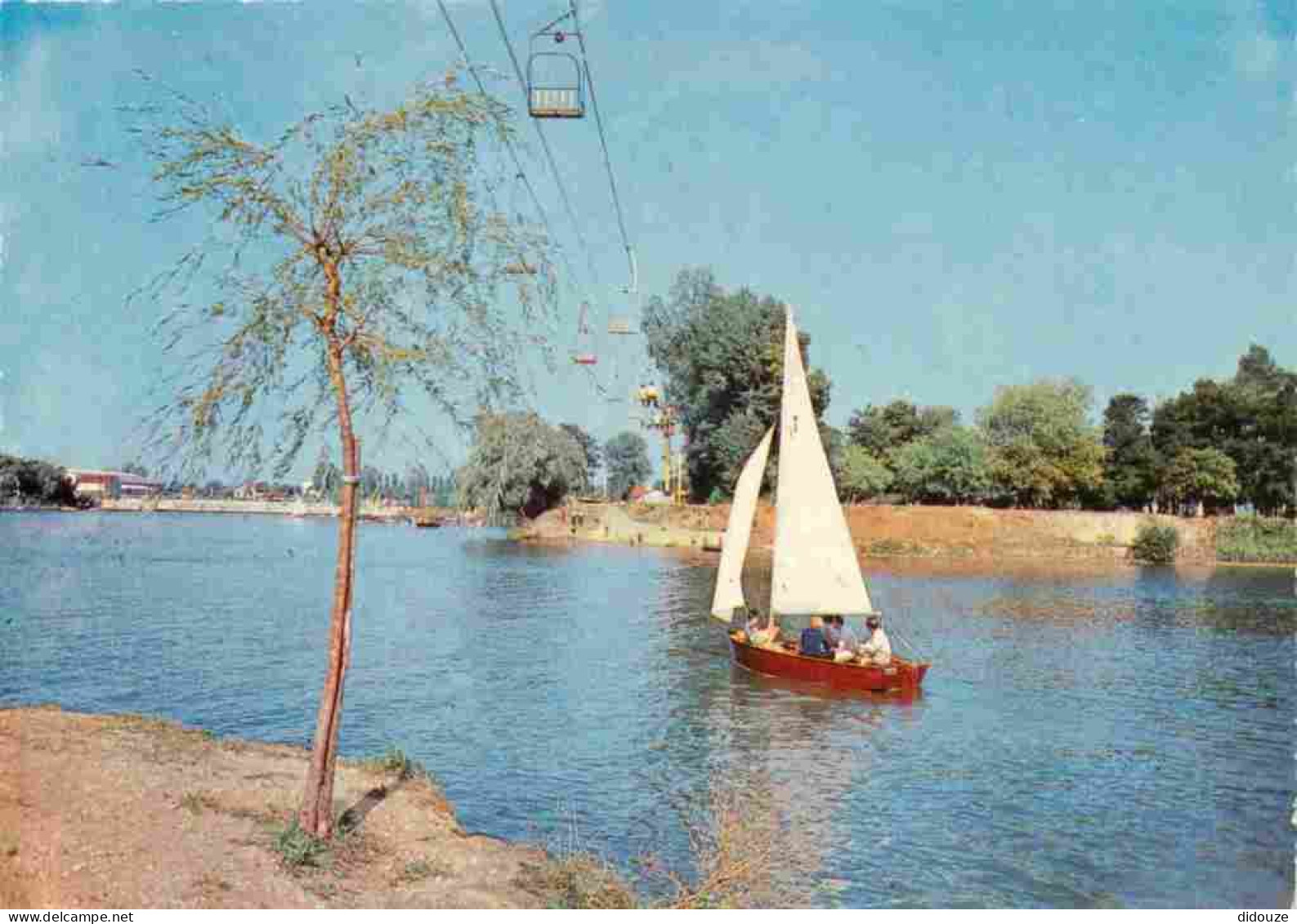 91 - Viry-Chatillon - Promenade Des Etangs - Voile - Carte Dentelée - CPSM Grand Format - Voir Scans Recto-Verso - Viry-Châtillon