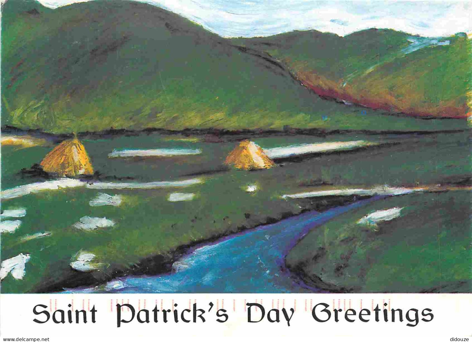 Irlande - St Patrick's Day Greetings - Art Peinture - CPM - Voir Scans Recto-Verso - Autres & Non Classés