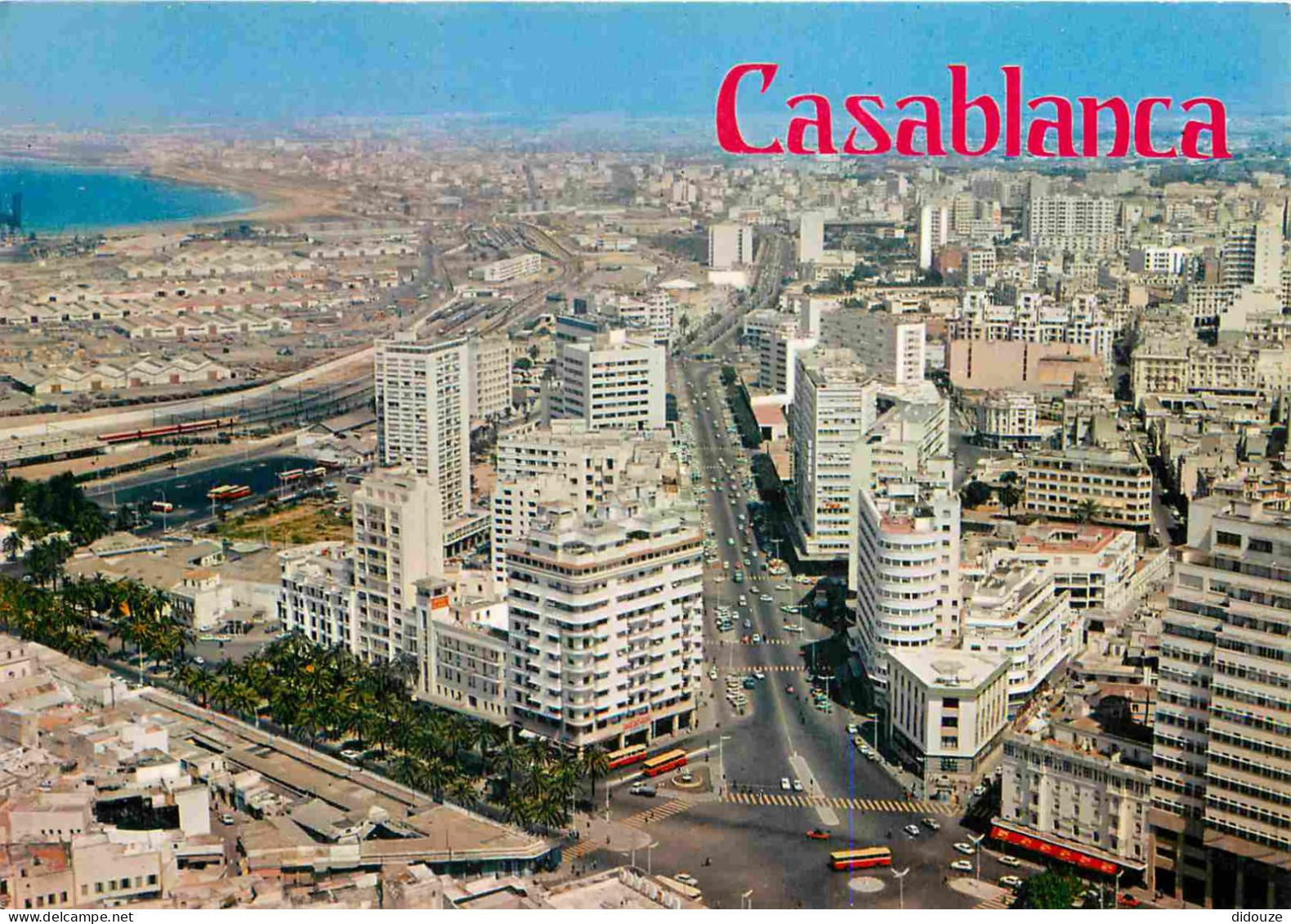 Maroc - Casablanca - Vue Générale Aérienne - Avenue De L'Armée Royale - Immeubles Buildings - CPM - Carte Neuve - Voir S - Casablanca