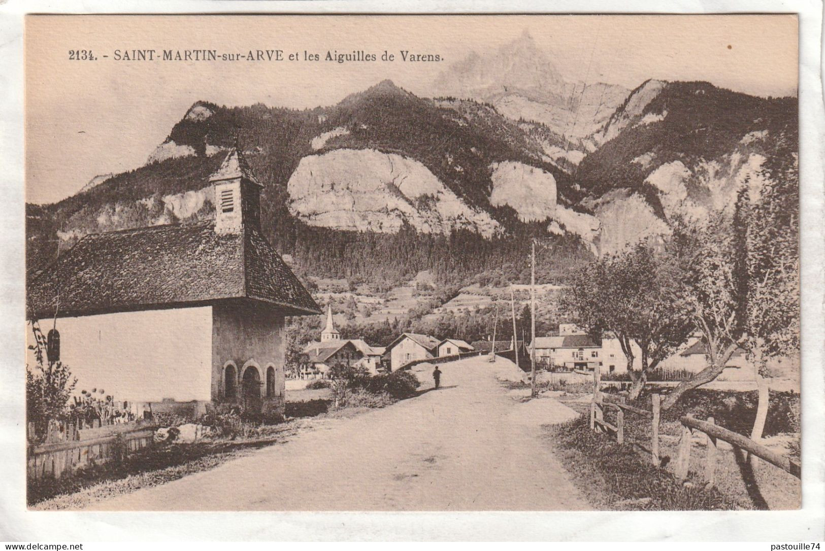 CPA :14 X 9  -   SAINT-MARTIN-sur-ARVE  Et Les Aiguilles De Varens - Sallanches