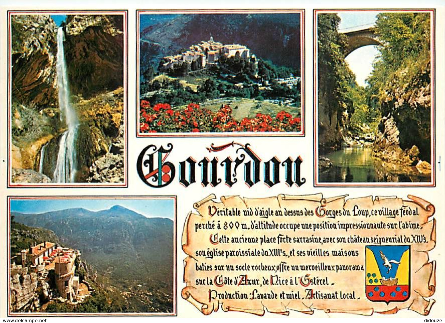 06 - Gourdon - Multivues - Blasons - CPM - Carte Neuve - Voir Scans Recto-Verso - Gourdon