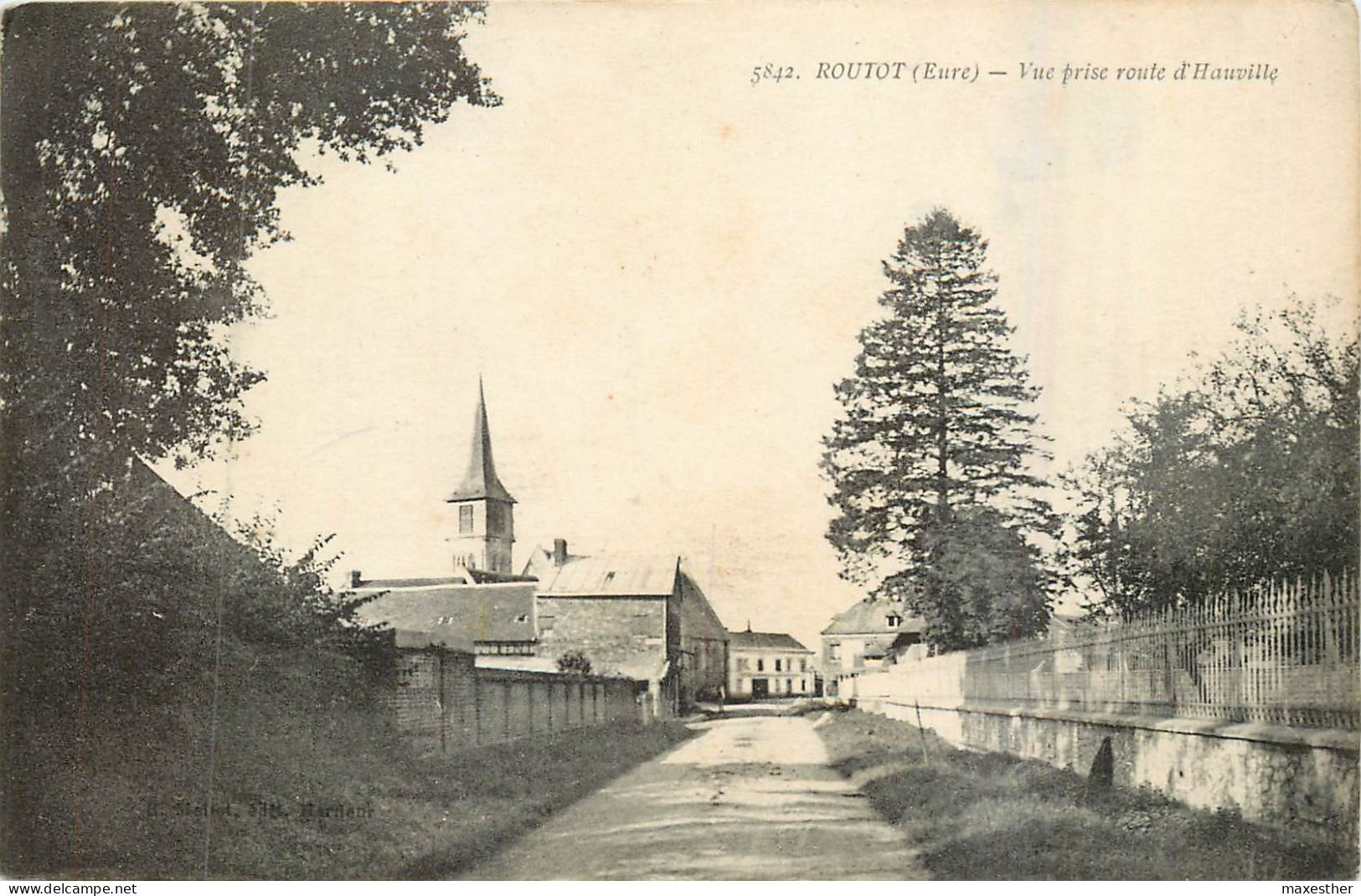 ROUTOT  La Route D'Hauville - Routot