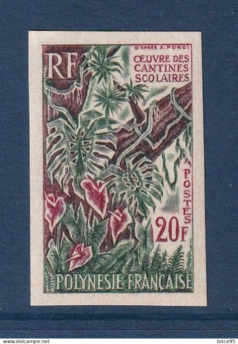 Polynésie Française - YT ND N° 35 ** - Neuf Sans Charnière - Non Dentelé - 1965 - Ongetande, Proeven & Plaatfouten