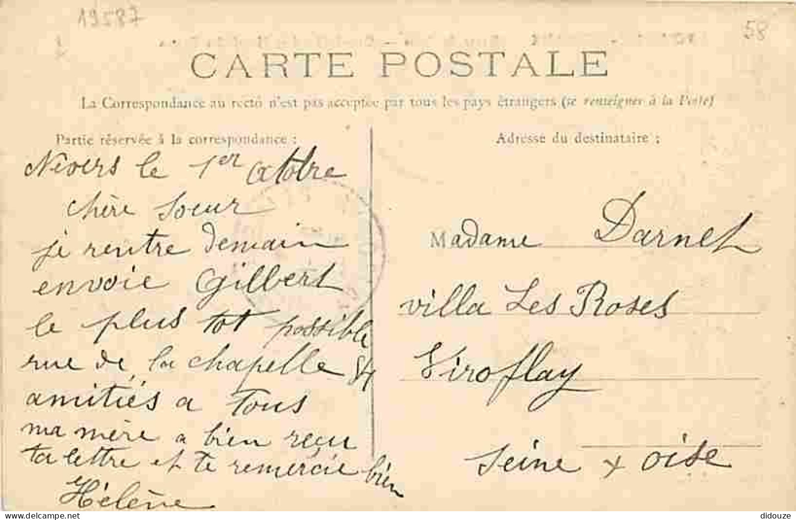 58 - Pougues Les Eaux - Grand Hotel Et Hotel Des Postes - Animée - Correspondance - Oblitération Ronde De 1910 - CPA - V - Pougues Les Eaux