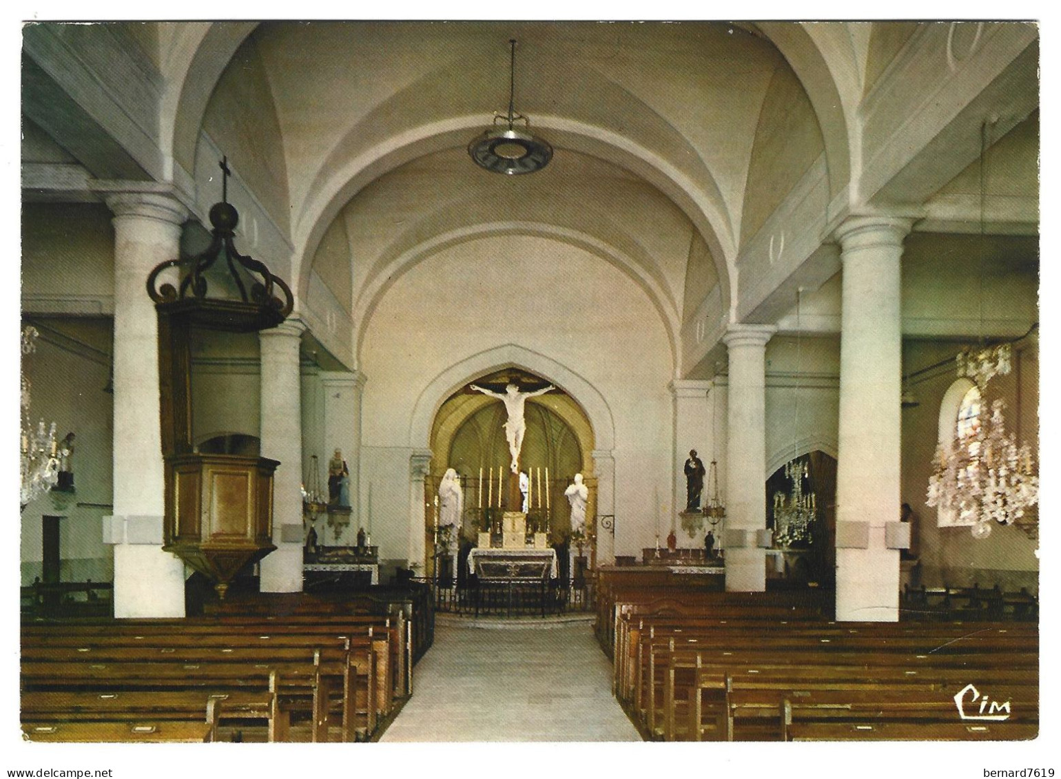52 Colombey Les Deux Eglises  -   Interieur De  L'eglise - Colombey Les Deux Eglises