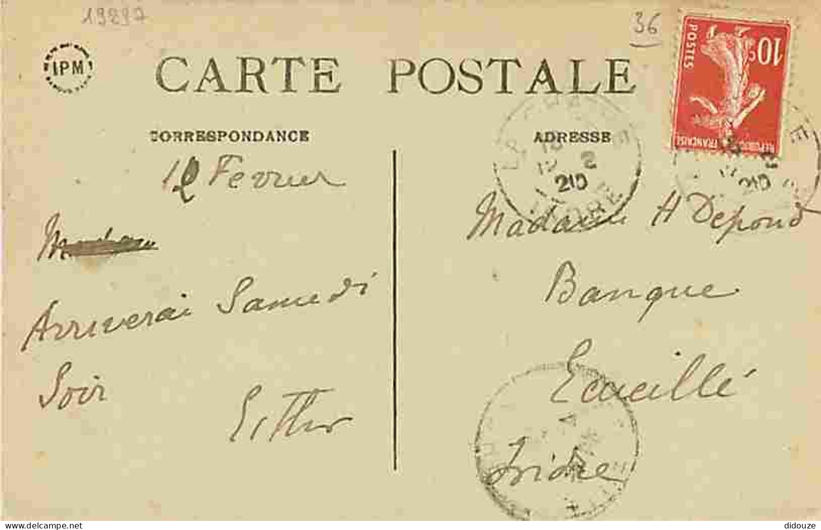 36 - La Chatre - Vieux Puits Gothique - Oblitération Ronde De 1910 - CPA - Voir Scans Recto-Verso - La Chatre